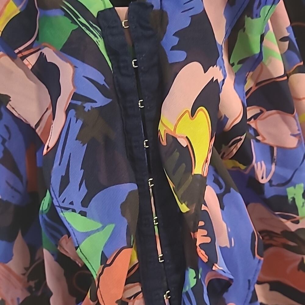 H&M Floral Slouch Ruffle Dress - Picture 10 of 12